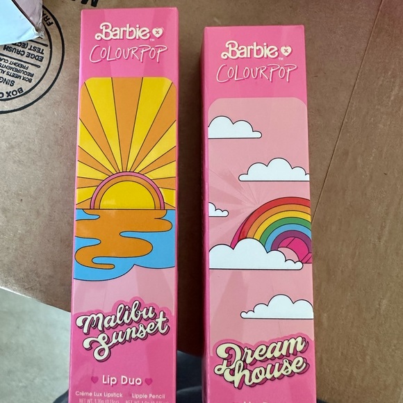 ColourPop x Barbie doll lip stick and matching liner combo brand new - Picture 1 of 2
